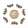 Bowknot Alloy Links connectors EA11930Y-AB-4
