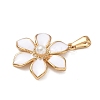 304 Stainless Steel Enamel Pendants LS-STAS-A092-02B-G-2