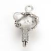 Tibetan Style Alloy Pendants TIBEP-Q064-169AS-NR-2