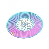 201 Stainless Steel 3D Rotating Hanging Wind Spinner STAS-T064-92-2