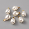 ABS Plastic Imitation Pearl Pendants KY-WH0045-25C-G-2