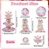 2Pcs 3 Tier Paper Cupcake Stand DIY-DC0003-92A-2