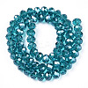 Electroplate Glass Beads Strands EGLA-A034-T8mm-A33-3