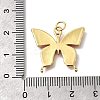 October Breast Cancer Pink Awareness Ribbon Brass Enamel Pendants LS-KK-S517-04B-G-3