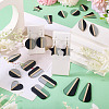 24Pcs 12 Styles Transparent Resin & Natural Wood Pendants RESI-TA0004-63-8