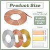 3 Rolls 3 Colors Aluminum Wire AW-BC0003-41A-2