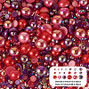 Half Round ABS Plastic Cabochons FIND-TAC0038-08E-4