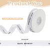 Happy Birthday Polyester Ribbons SRIB-WH0011-341B-2