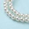 Baking Paint Pearlized Glass Pearl Round Bead Strands X-HY-Q003-6mm-02-4