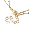 Stainless Steel Heart Pendant Necklaces for Women NJEW-JN04735-01-5