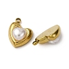 304 Stainless Steel Charms STAS-P406-11G-2
