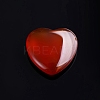 Natural Carnelian Love Heart Stone PW-WG32553-12-1
