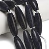 Synthetic Blue Goldstone Beads Strands G-L654-G21-01A-1