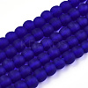 Transparent Glass Beads Strands GLAA-T032-T4mm-MD15-1
