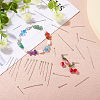 600Pcs 15 Styles 304 Stainless Steel Ball Head Pins & Flat Head Pins & Eye Pins STAS-TA0002-80-8