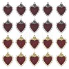 20Pcs 2 Colors Alloy Enamel Pendants ENAM-SC0003-84-1