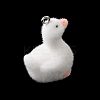 Flocking Opaque Resin Pendants RESI-G123-01D-2