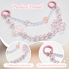 2Pcs Lollipop Bowknot Acrylic Pendant Decorations DIY-BBC0002-27-7