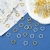 50Pcs Tibetan Style Alloy Bead Frame TIBEB-FS0001-11AS-2