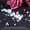 Imitation Pearl Acrylic Beads OACR-PH0001-05C-WH-4