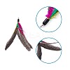 Mega Pet Cat Teaser Replacement Feather with Bell AJEW-MP0001-21-2