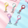 Spray Painted Eco-Friendly Alloy Double Eye Swivel Clasps and Iron Lobster Claw Clasps HJEW-JM04661-1