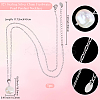 1Pc Natural Pearl Pendant Necklaces with 925 Sterling Paperclip Chains NJEW-BBC0001-15-2
