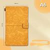 A6 Retro Embossed Imitation Leather Journal Notebook SCRA-PW0004-050A-1