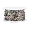 Ion Plating(IP) 304 Stainless Steel Paperclip Chains CHS-F010-01A-MC-01-4