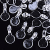 Transparent AS Plastic Pendant Blanks X-FIND-T064-010-1