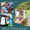 Black Walnut Wood Watercolor Paints Palette Box AJEW-WH0504-02-6