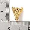Brass Micro Pave Cubic Zirconia Beads KK-G493-02G-3