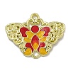 Alloy Enamel Connectors Charms PALLOY-F312-55G-02-1