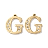 Real 14K Gold Plated 304 Stainless Steel Pendants STAS-L022-157G-G-1