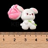 Opaque Resin Cabochons RESI-F049-02E-3