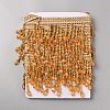 12.6 Yards Polyester Fringe Lace Ribbon OCOR-WH0091-13A-1
