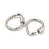 Non-Tarnish 304 Stainless Steel Screw Carabiner Lock Charms LS-STAS-C092-01B-P-2
