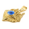 304 Stainless Steel Pendants STAS-R229-01G-2