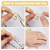 1Pc Adjustable 925 Sterling Silver Engagement Adjustable Ring Findings FIND-DC0006-63G-4
