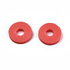 Handmade Polymer Clay Beads X-CLAY-Q251-6.0mm-45-3