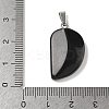 Natural & Synthetic Mixed Gemstone Carved Pendants G-P599-04P-4