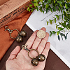 2Pcs Brass Bell Pendant Decoration HJEW-BC00056-3
