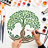 1Pc PET Hollow Out Drawing Painting Stencils DIY-MA0006-46A-01-7