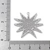 Rack Plating Brass Micro Pave Clear Cubic Zirconia Pendants KK-G515-32P-3