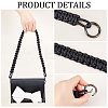 Braided PU Leather Bag Straps FIND-WH0111-95-3