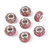 Opaque Resin European Beads RESI-T057-29G-1