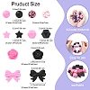 12 Styles Food Grade Eco-Friendly Silicone Beads SIL-YW0001-46-2