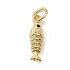 Brass Micro Pave Cubic Zirconia Pendants KK-L262-14G-1