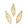 201 Stainless Steel Pendants STAS-I199-A07-G-2