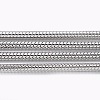 Tarnish Resistant 304 Stainless Steel Round Snake Chains CHS-K007-06C-01-1